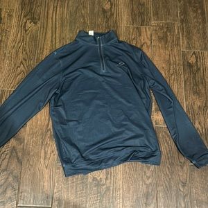 Blue long sleeve Peter Millar size XL golf shirt